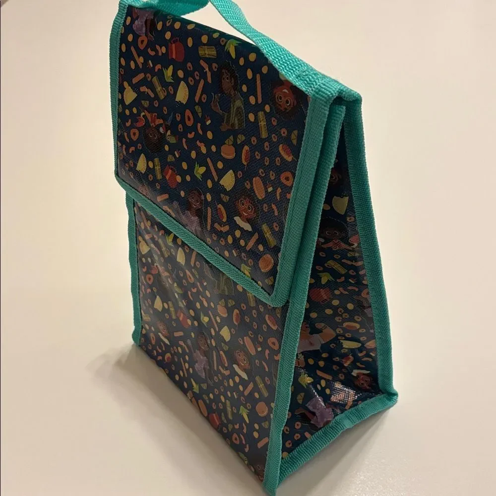 New! Disney Encanto 2023 Epcot Teal & Blue Insulated Lunch Snack Bag